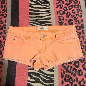 Vintage Hollister low rise neon Jean shorts